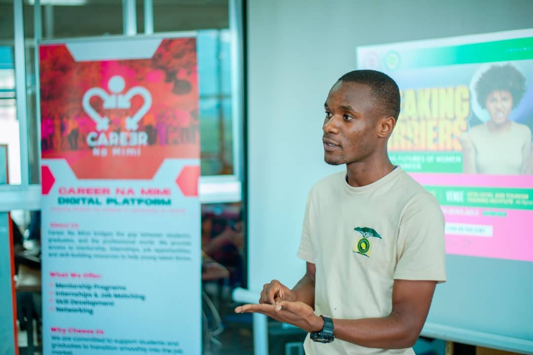 A tourism leader in the hub's Arusha space
